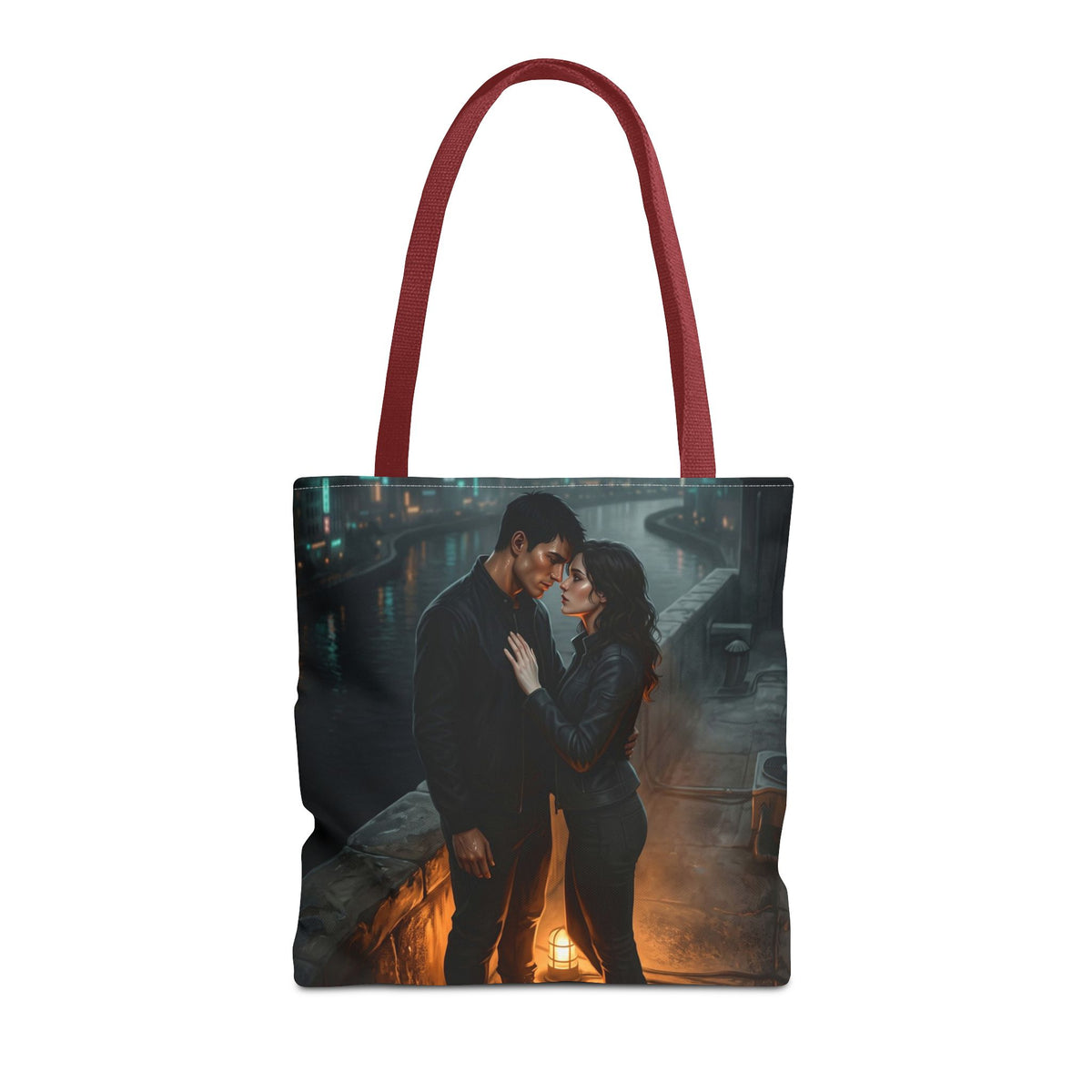 Rooftop Vow Tote Bag - Dark Fantasy Romance Book Bag