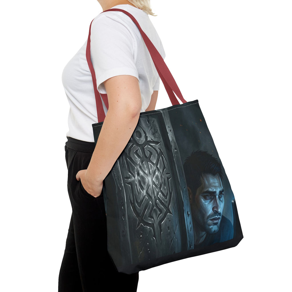 The Ward Mark Tote Bag - Gothic Rune Sigil Book Bag