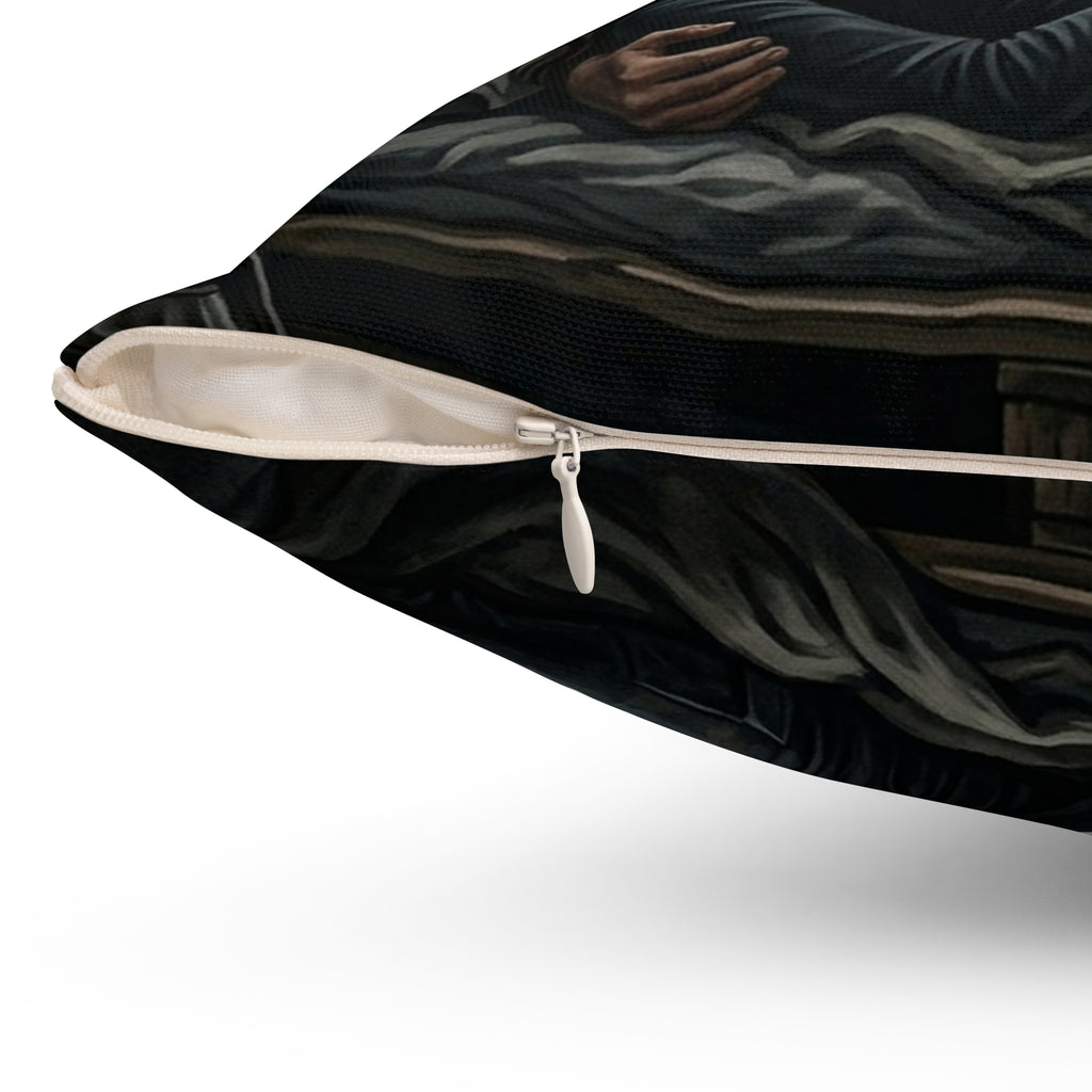 The Quiet After Throw Pillow - Dark Romance Lovers Accent Cushion