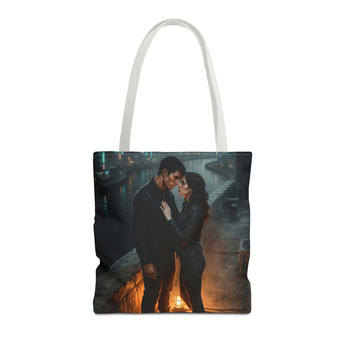 Rooftop Vow Tote Bag - Dark Fantasy Romance Book Bag