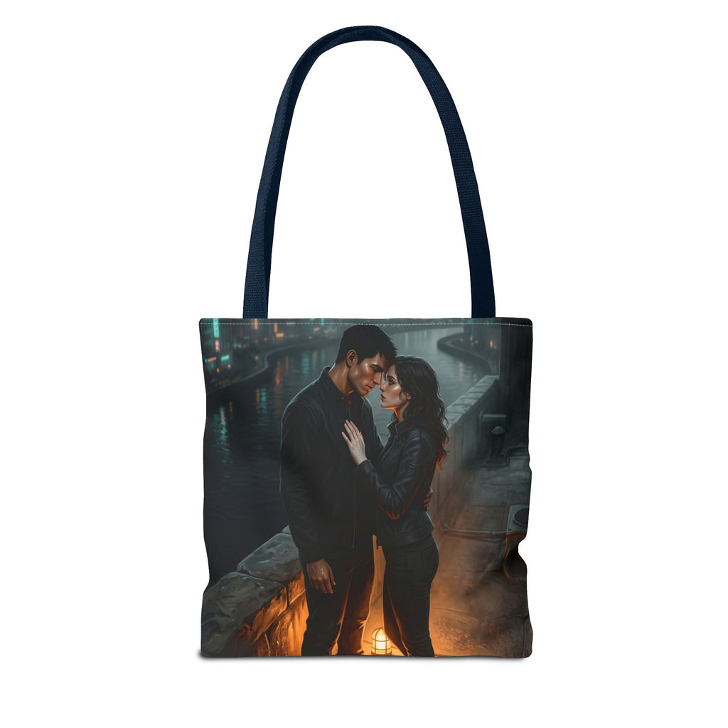 Rooftop Vow Tote Bag - Dark Fantasy Romance Book Bag