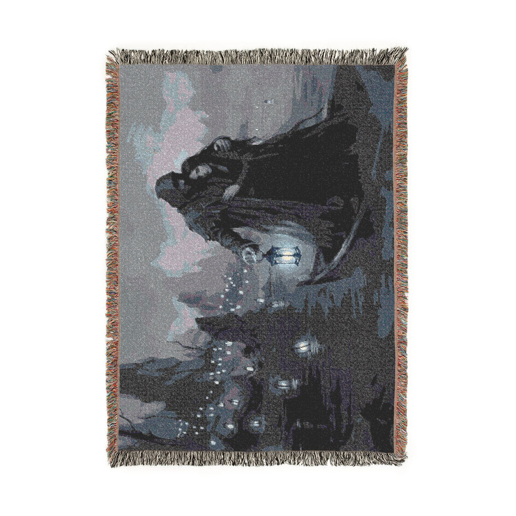 Gothic Lantern Woven Blanket