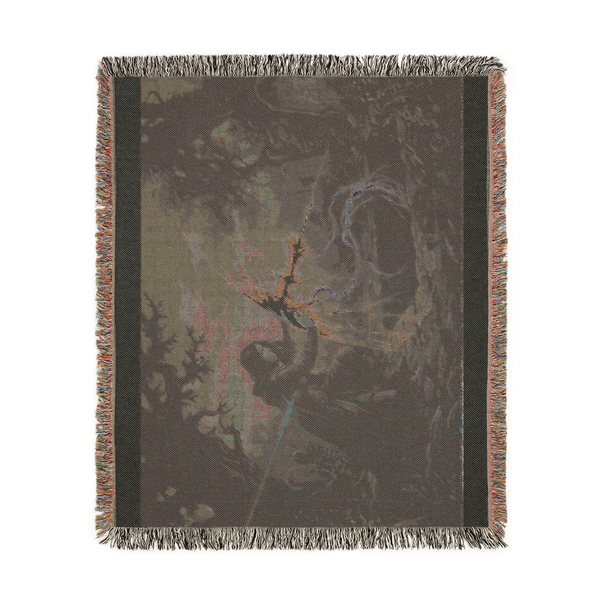 Dragon Knight Woven Blanket – Fantasy Battle Tapestry Throw