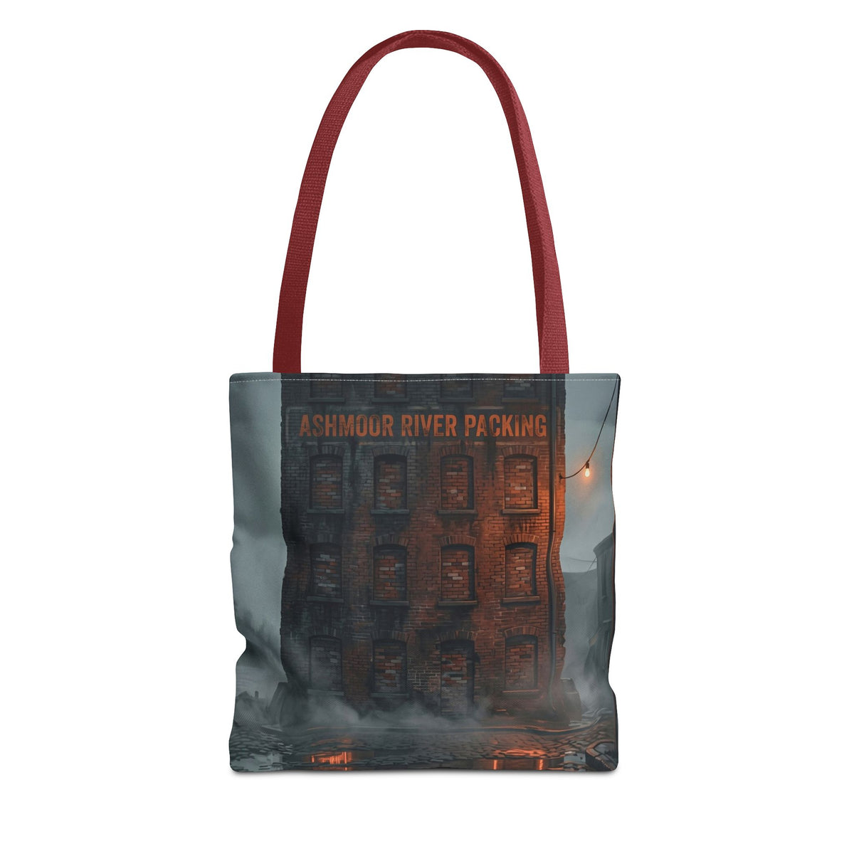 Ashmoor River Packing Tote Bag - Gothic Industrial Book Bag