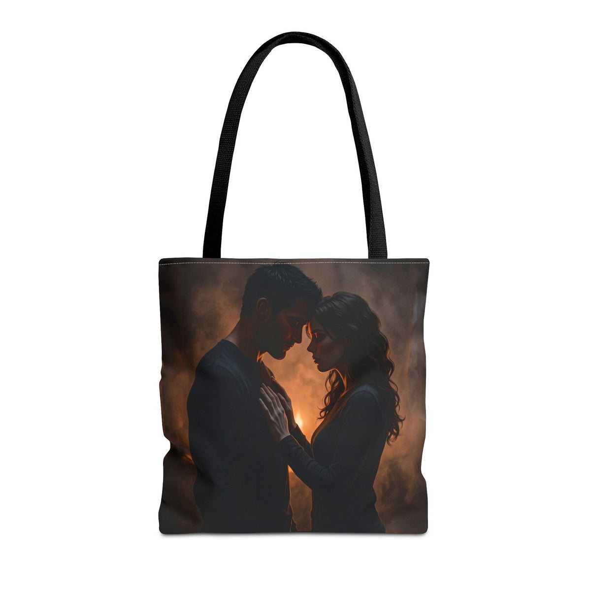 Two Shadows One Flame Tote Bag - Dark Romance Book Bag