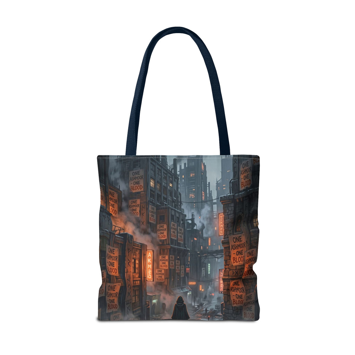One Ashmoor One Blood Tote Bag - Dark Fantasy City Book Bag