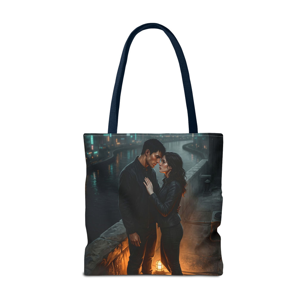 Rooftop Vow Tote Bag - Dark Fantasy Romance Book Bag