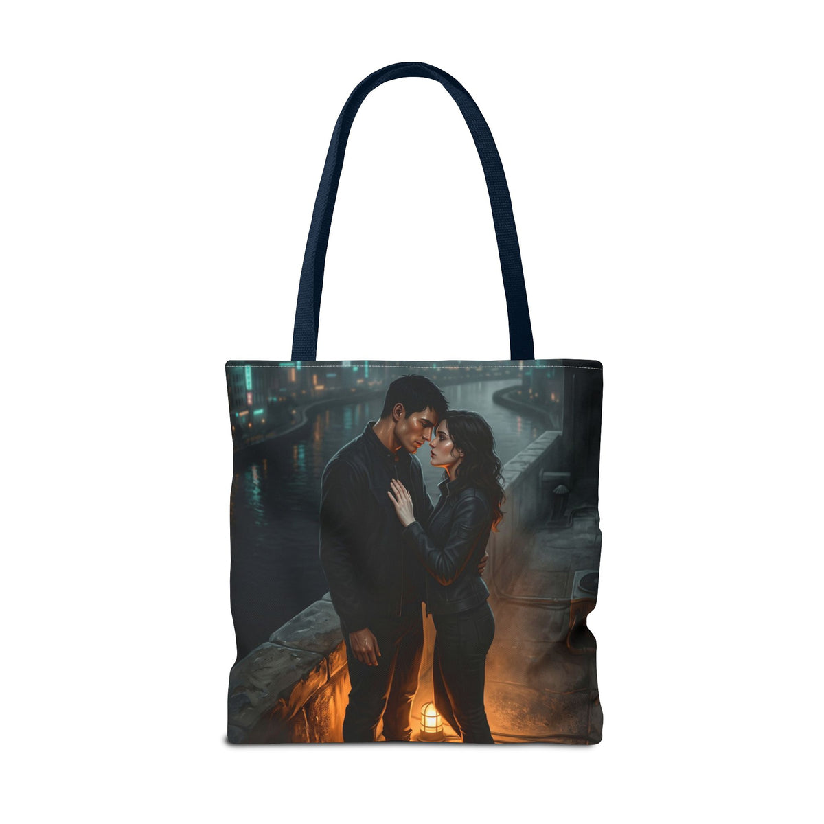 Rooftop Vow Tote Bag - Dark Fantasy Romance Book Bag