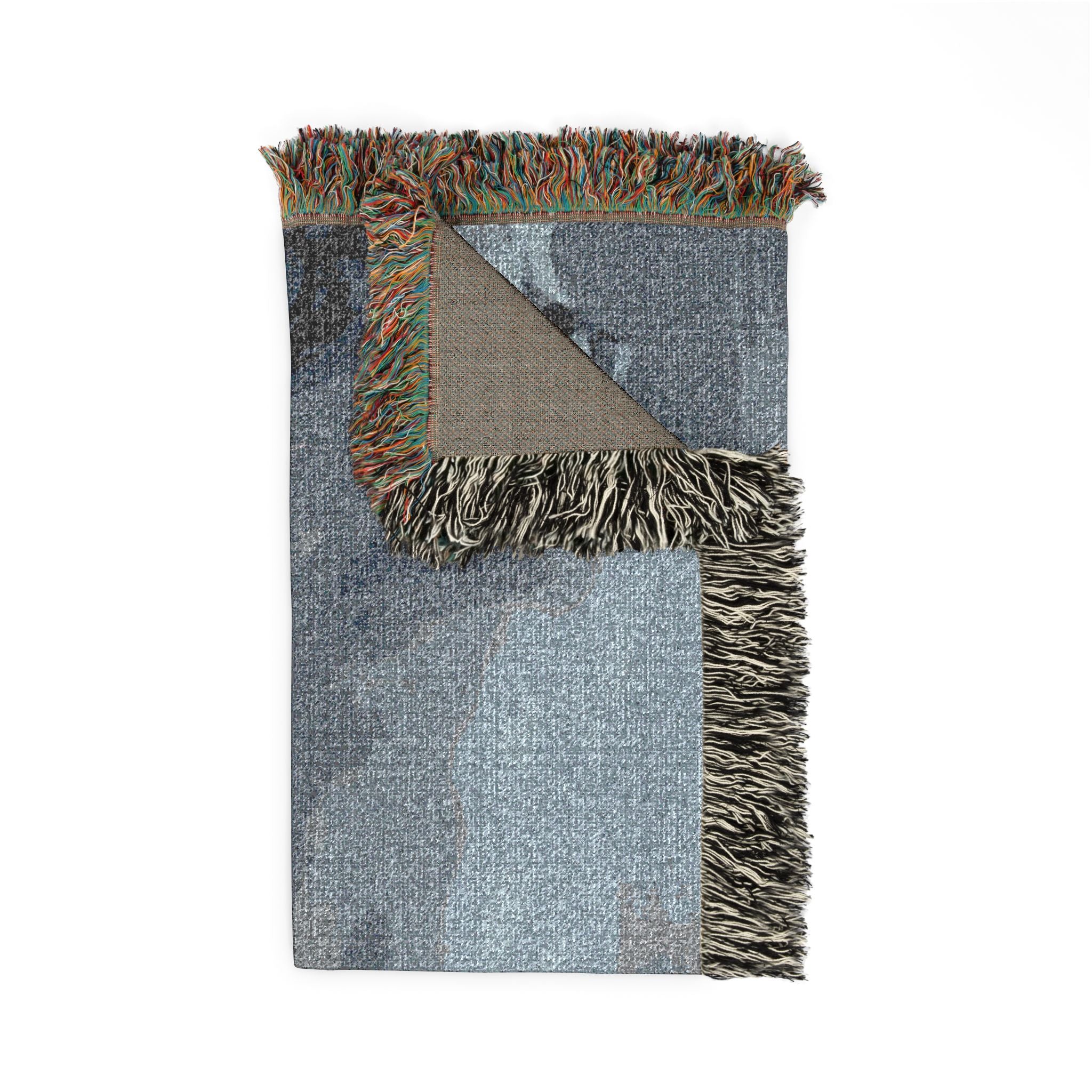 Fireside Embrace Woven Blanket — Nautical Romance Cabin Throw