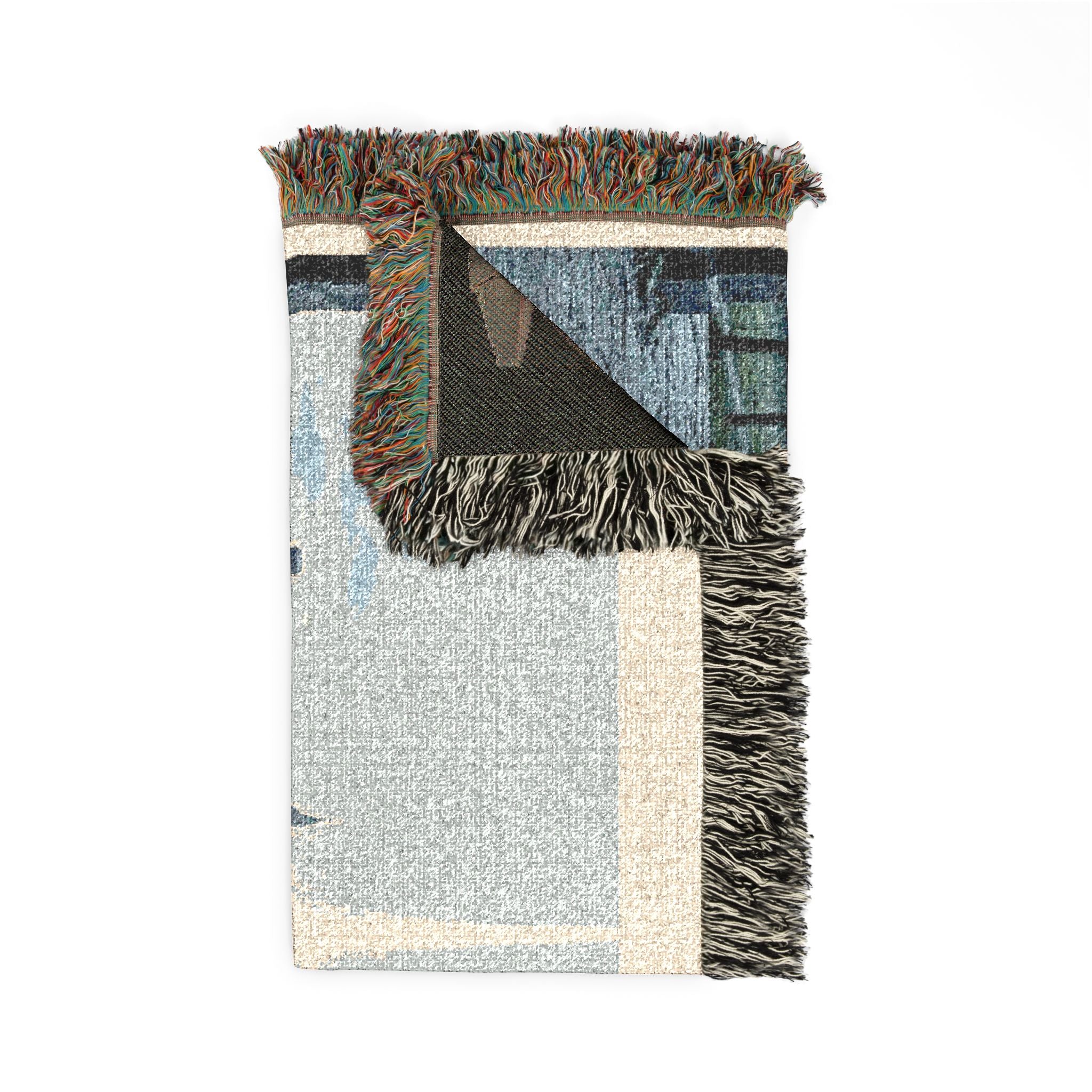 Woven Blanket — Cityscape Night & Dawn Tapestry Throw
