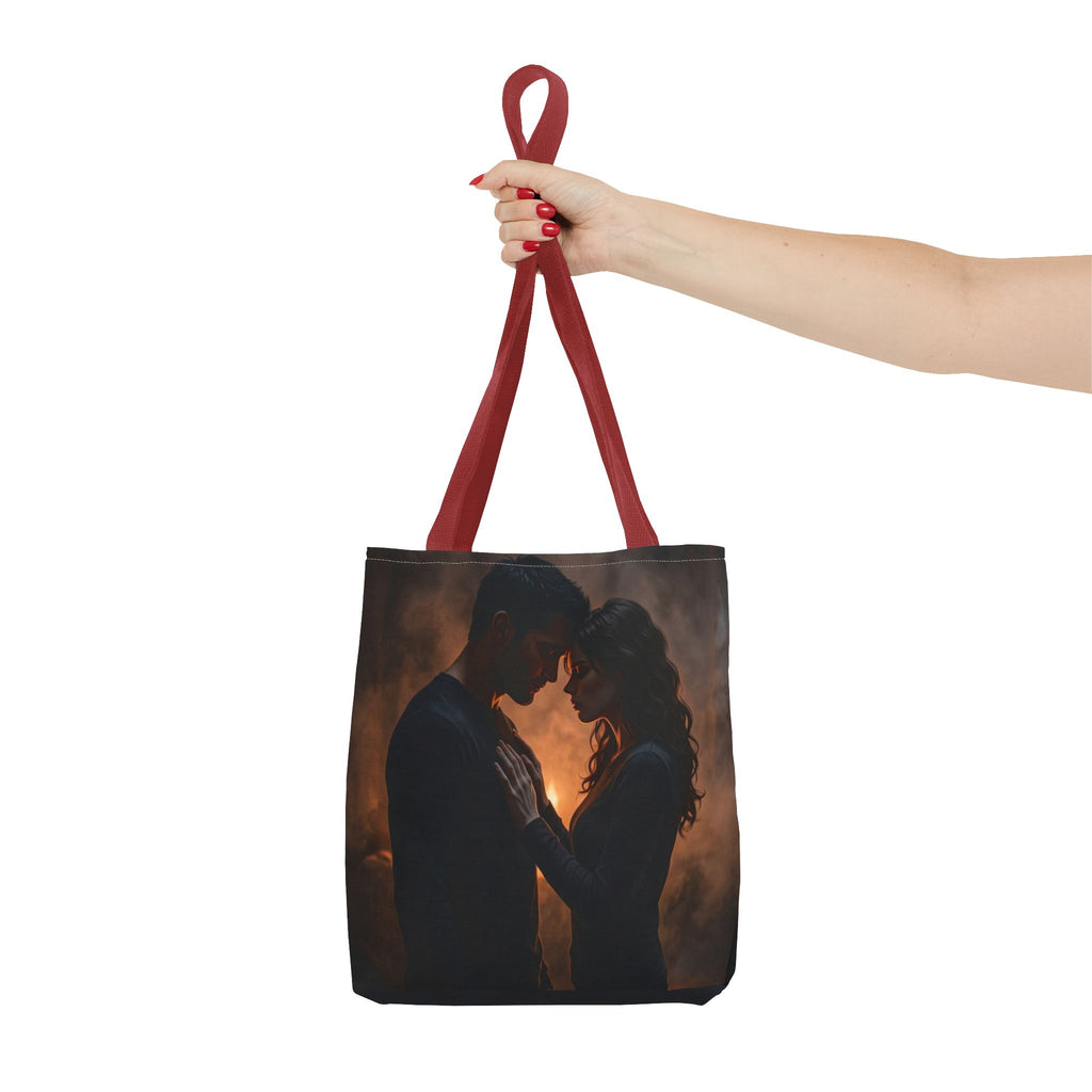 Two Shadows One Flame Tote Bag - Dark Romance Book Bag