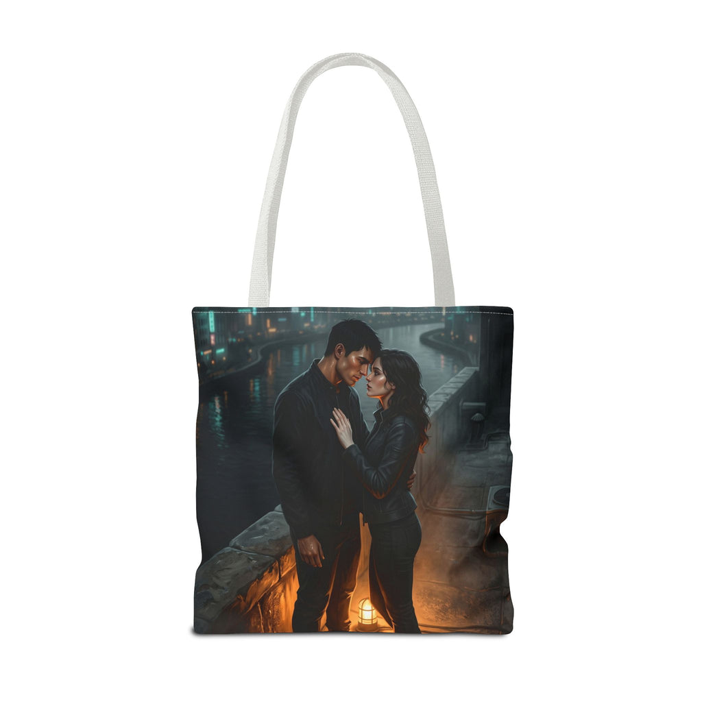 Rooftop Vow Tote Bag - Dark Fantasy Romance Book Bag