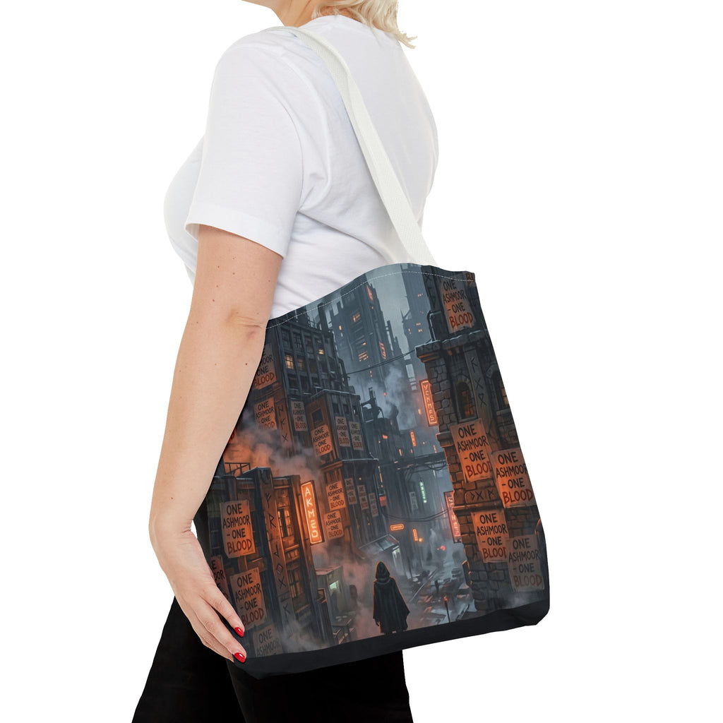 One Ashmoor One Blood Tote Bag - Dark Fantasy City Book Bag