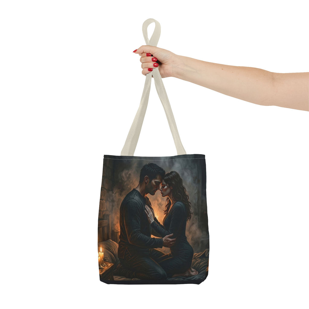 True Name Tote Bag - Candlelit Dark Romance Book Bag