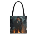 Rooftop Vow Tote Bag - Dark Fantasy Romance Book Bag