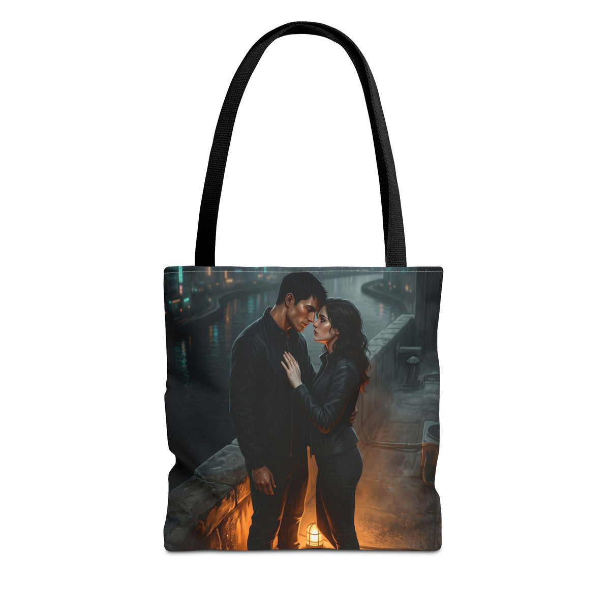 Rooftop Vow Tote Bag - Dark Fantasy Romance Book Bag
