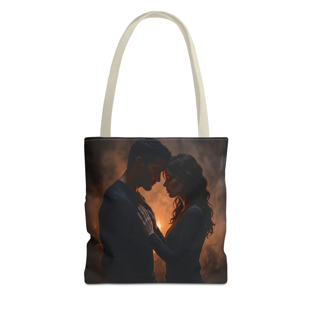 Two Shadows One Flame Tote Bag - Dark Romance Book Bag