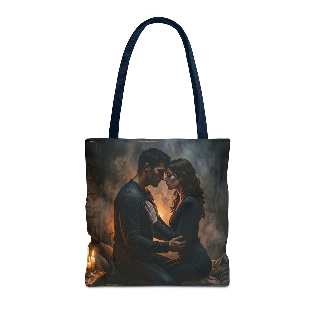 True Name Tote Bag - Candlelit Dark Romance Book Bag