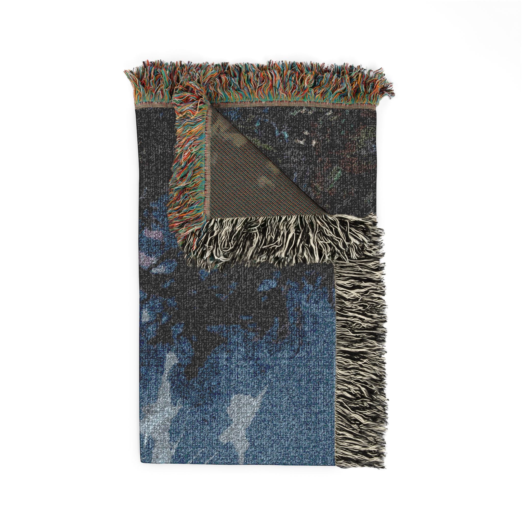 Dragon Knight Woven Blanket – Fantasy Battle Tapestry Throw