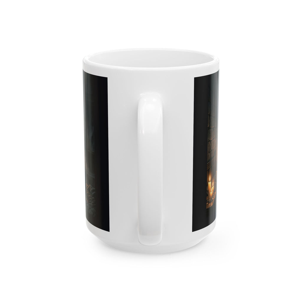 True Name Ceramic Mug - Candlelit Dark Romance Coffee Cup