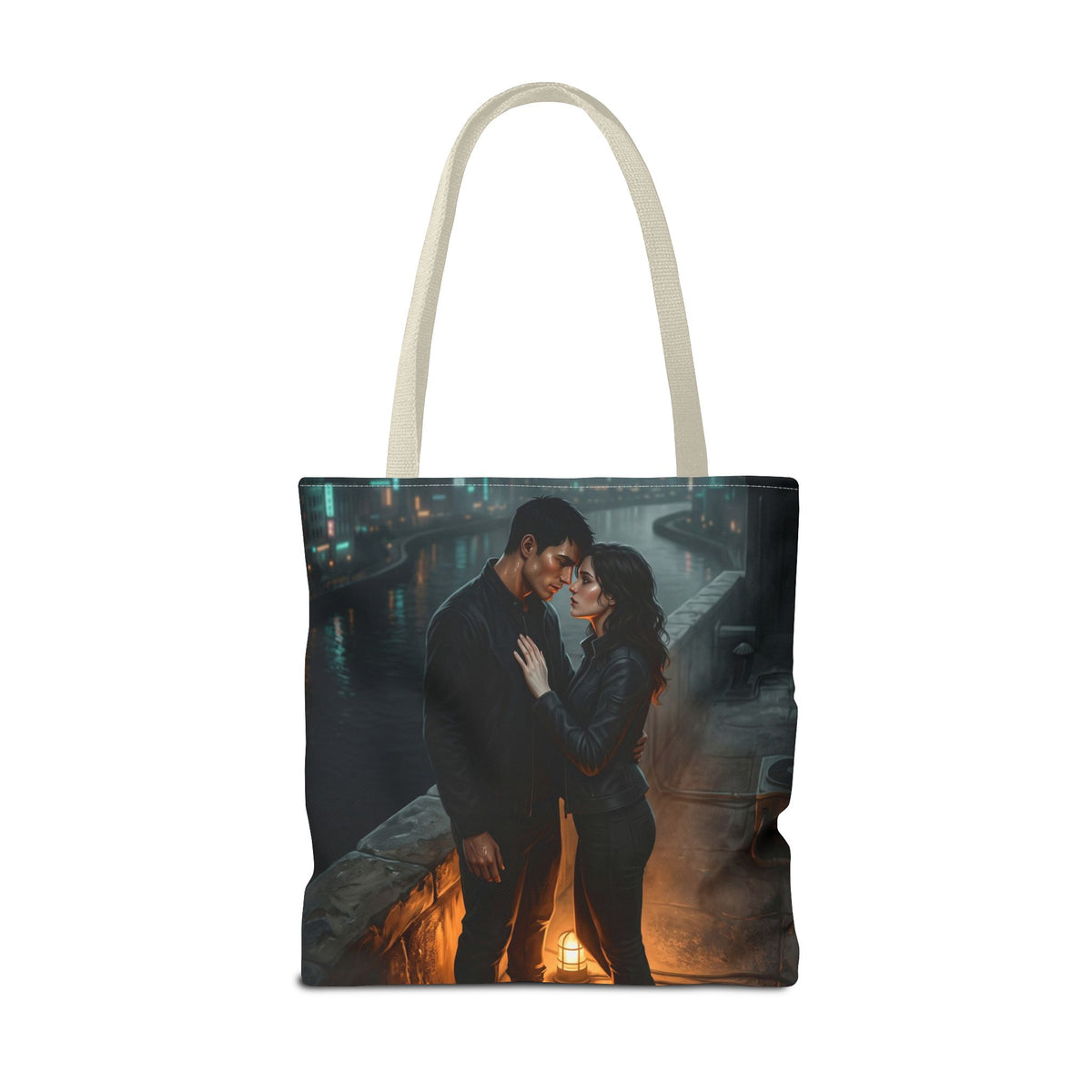 Rooftop Vow Tote Bag - Dark Fantasy Romance Book Bag