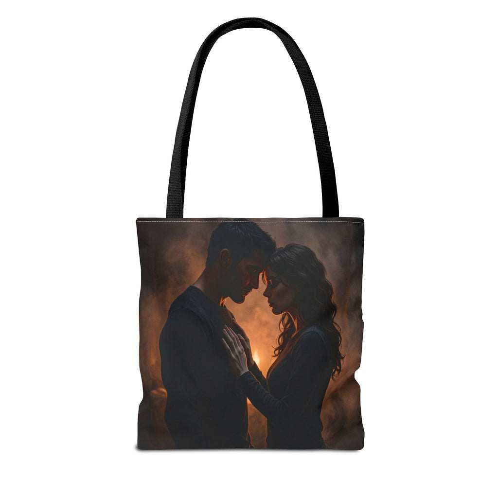 Two Shadows One Flame Tote Bag - Dark Romance Book Bag