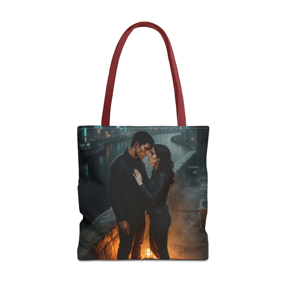 Rooftop Vow Tote Bag - Dark Fantasy Romance Book Bag