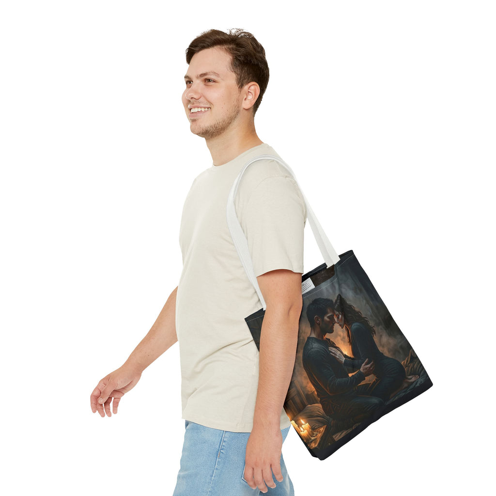 True Name Tote Bag - Candlelit Dark Romance Book Bag