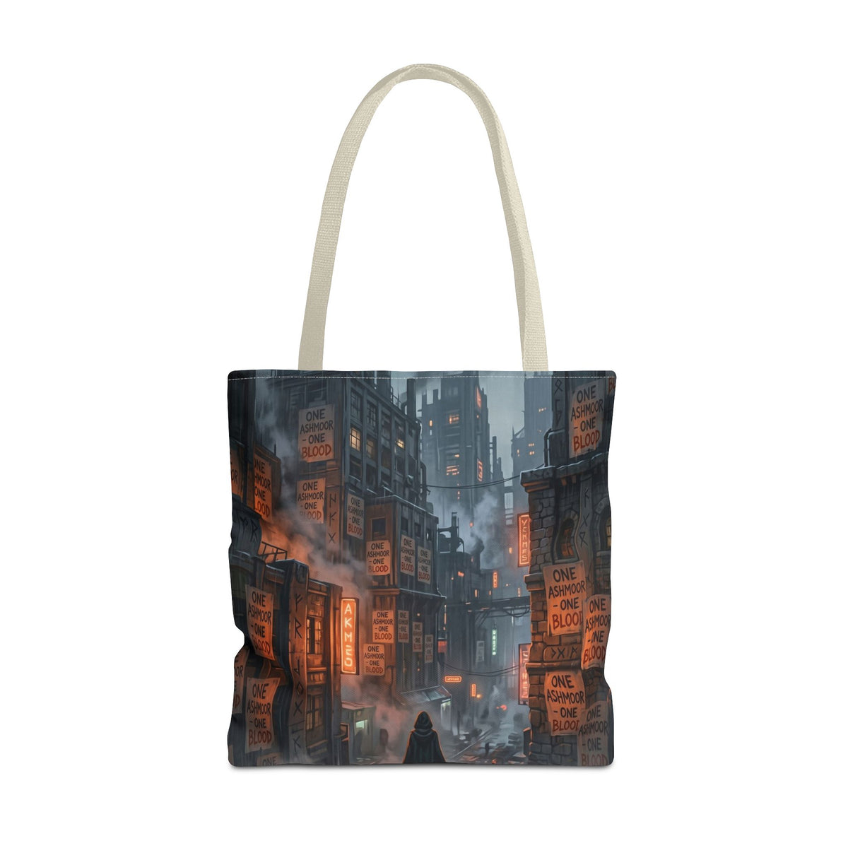 One Ashmoor One Blood Tote Bag - Dark Fantasy City Book Bag