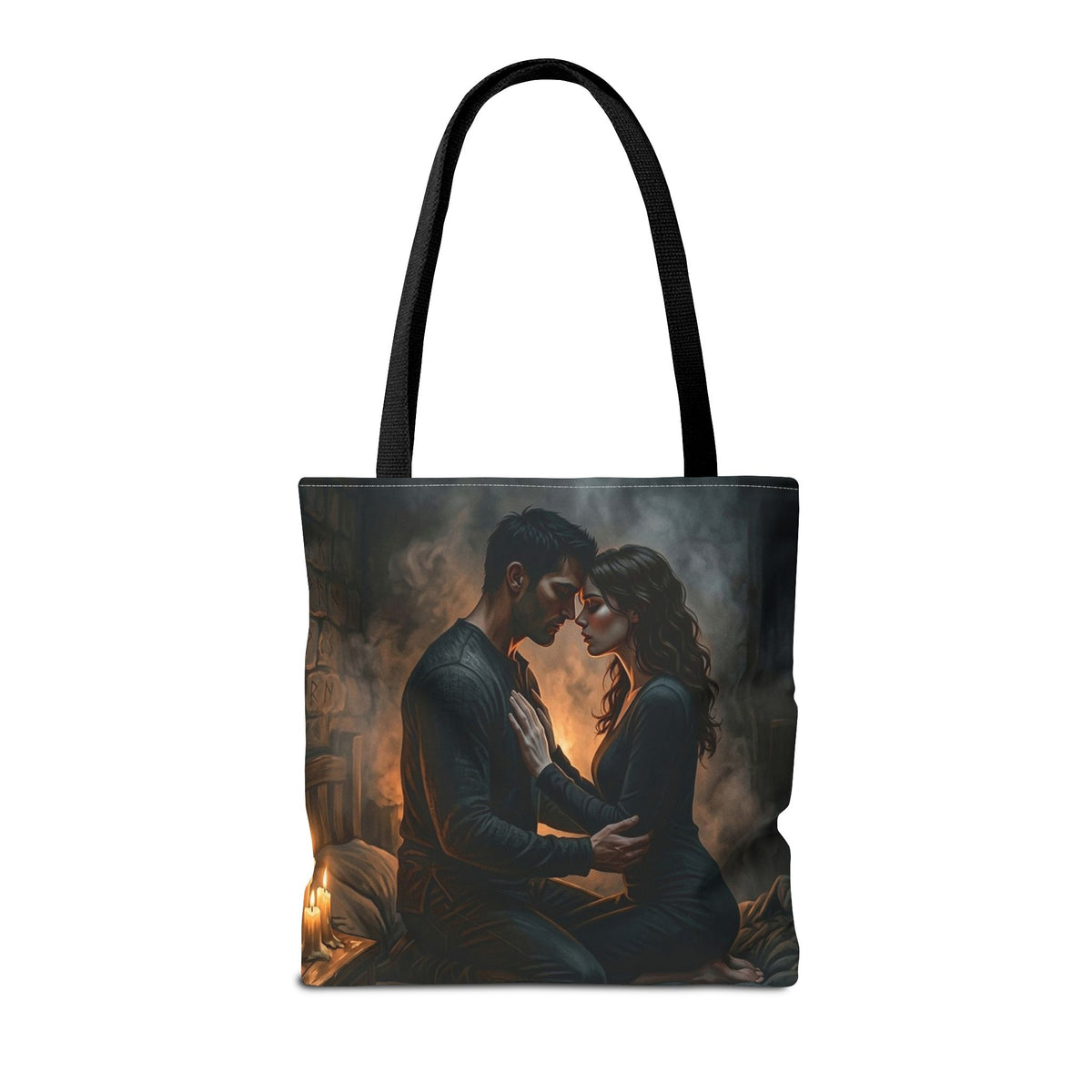True Name Tote Bag - Candlelit Dark Romance Book Bag