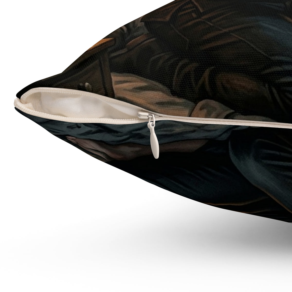 True Name Throw Pillow - Candlelit Dark Romance Accent Cushion