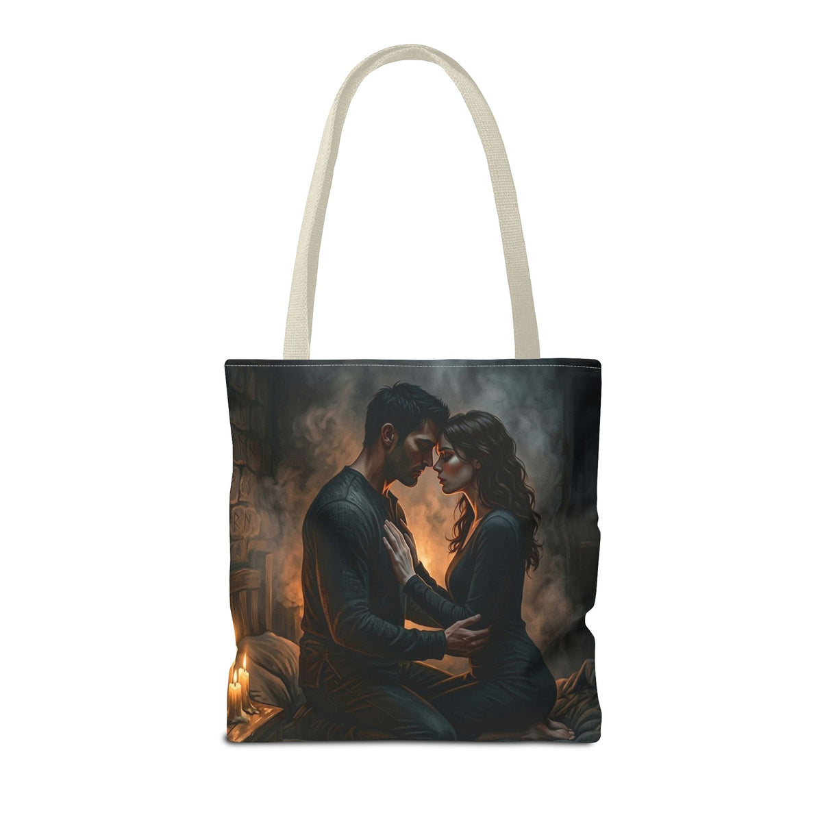 True Name Tote Bag - Candlelit Dark Romance Book Bag