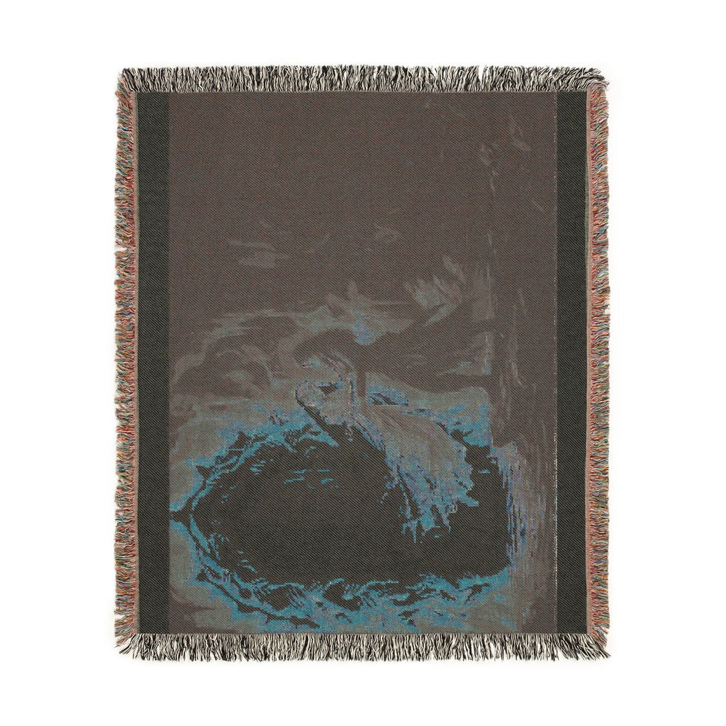 Woven Blanket - Fantasy Portal Embrace Throw (Romantic Mythic Doorway Design)
