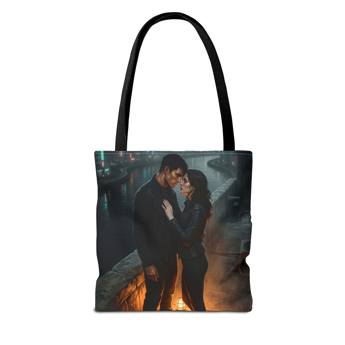 Rooftop Vow Tote Bag - Dark Fantasy Romance Book Bag