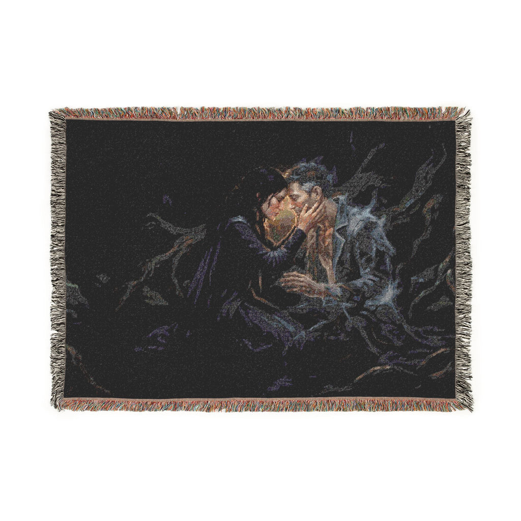 Woven Blanket — Starry Night Astronaut Throw Blanket