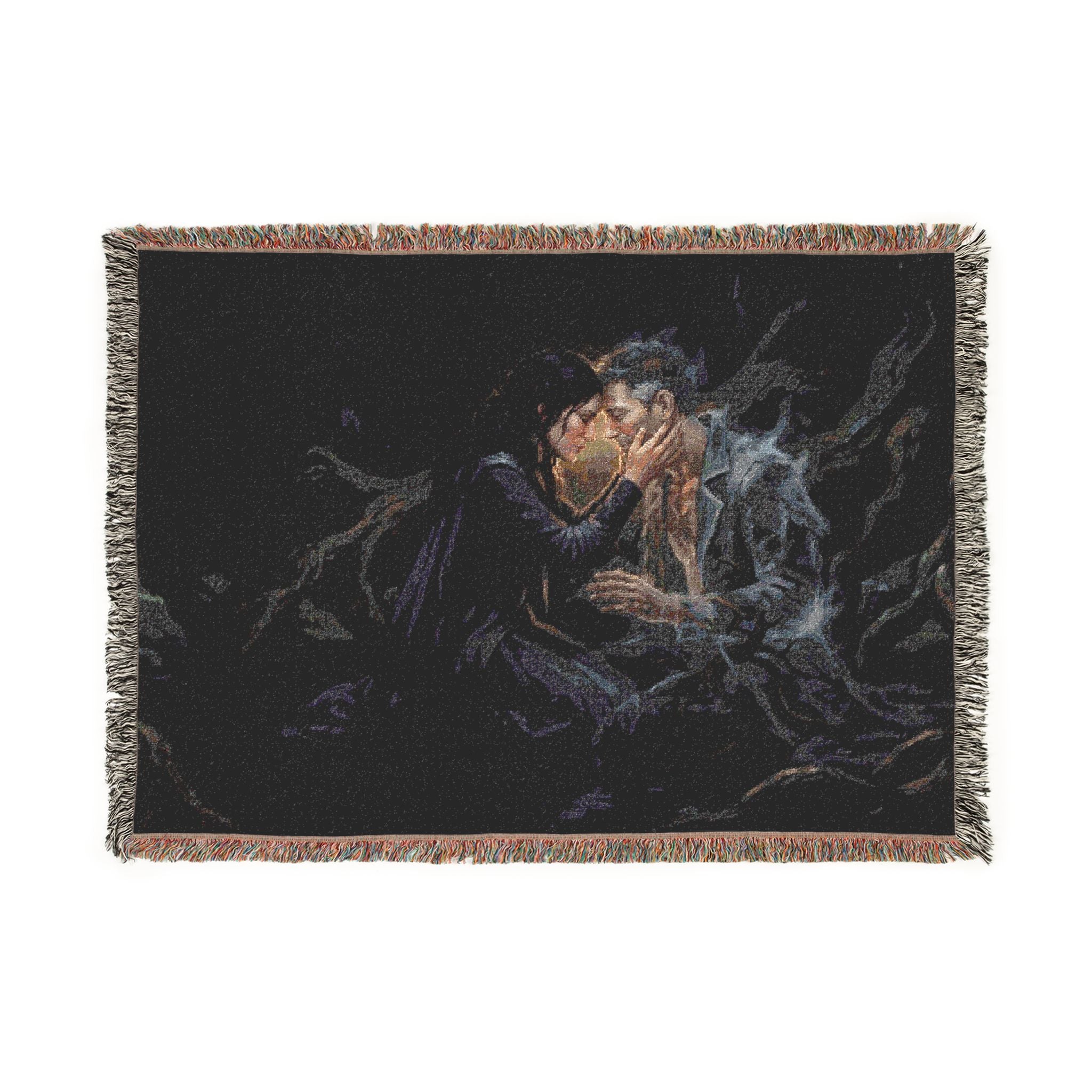 Woven Blanket — Starry Night Astronaut Throw Blanket