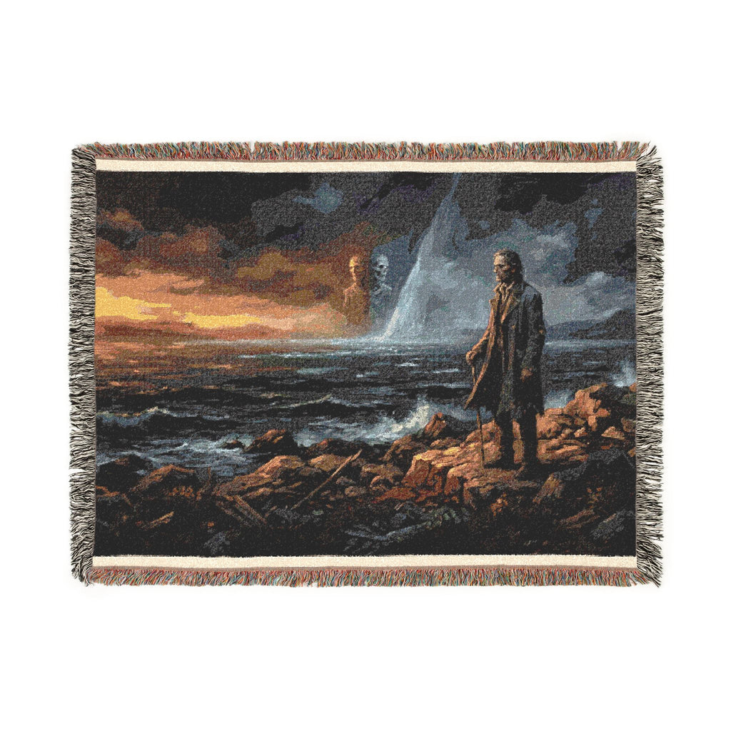 Viking Seafarer Woven Throw Blanket
