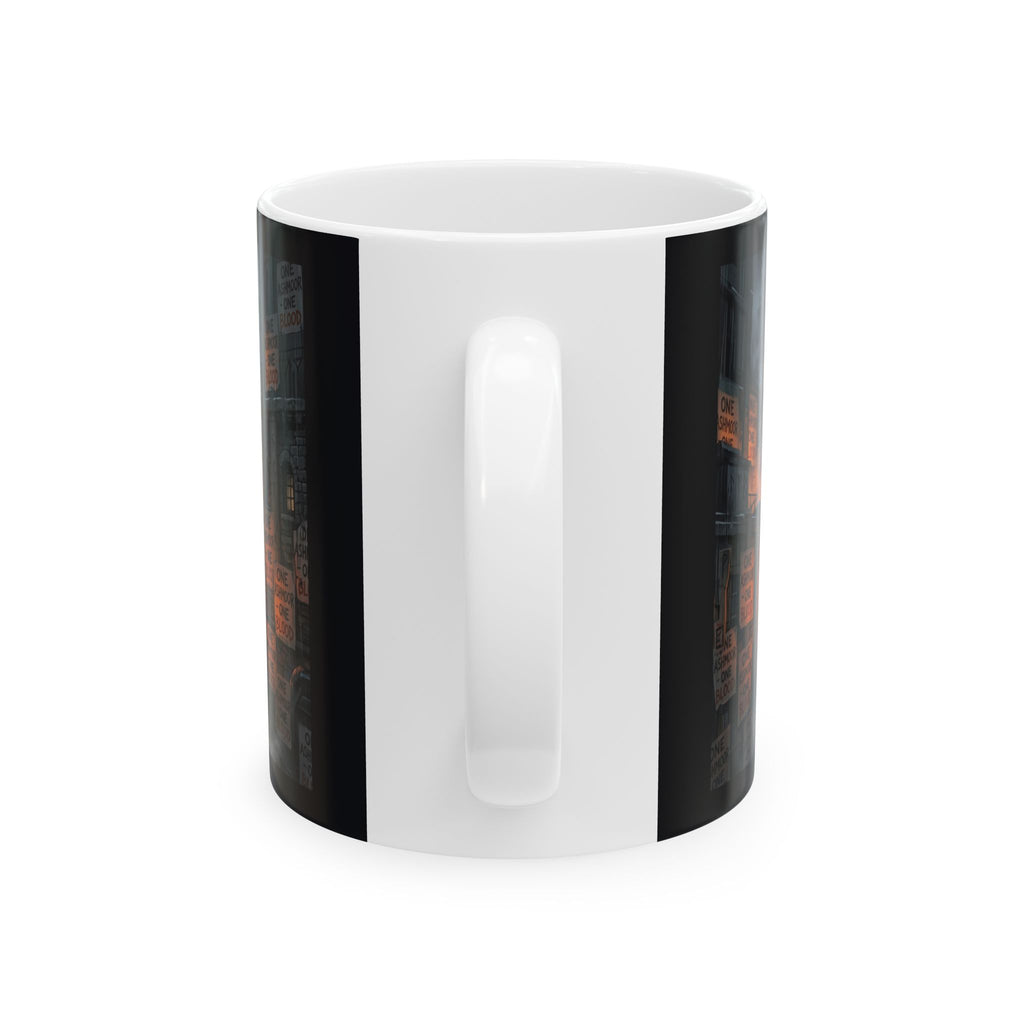 One Ashmoor One Blood Ceramic Mug - Dark Fantasy City Coffee Cup