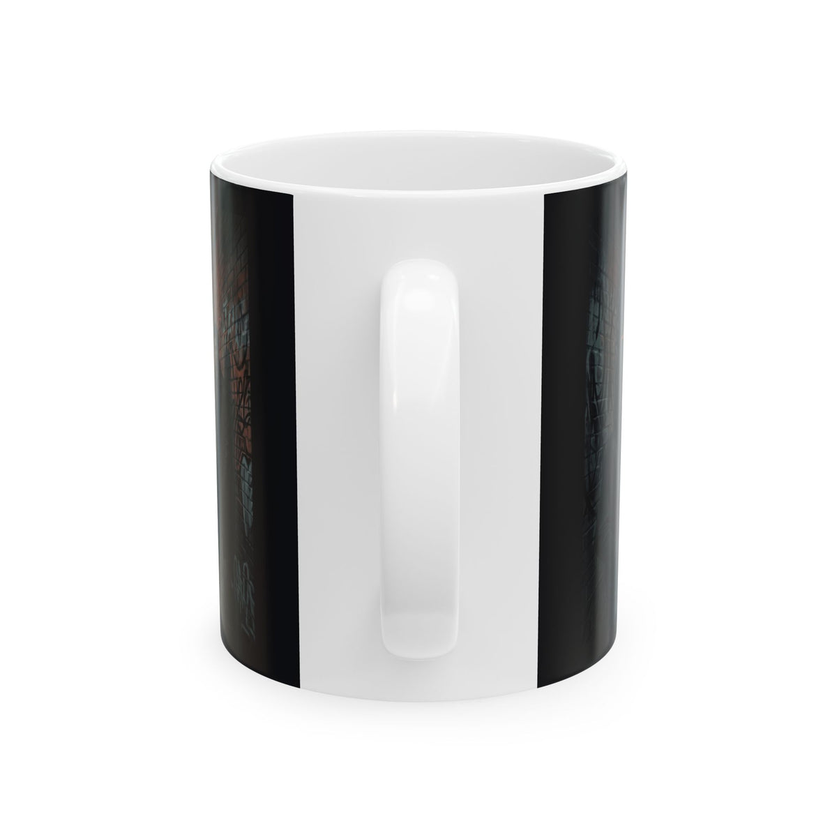 The Hunters Alley Ceramic Mug - Neon Noir Dark Romance Coffee Cup
