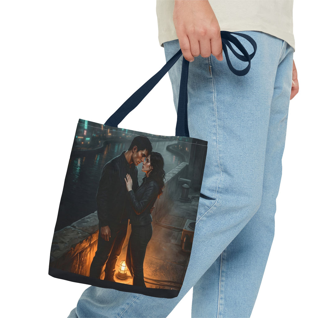 Rooftop Vow Tote Bag - Dark Fantasy Romance Book Bag