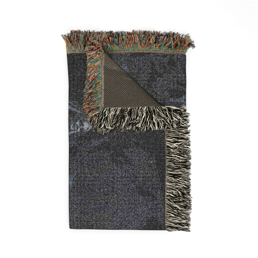 Woven Blanket — Gothic Lantern Nightscape Throw