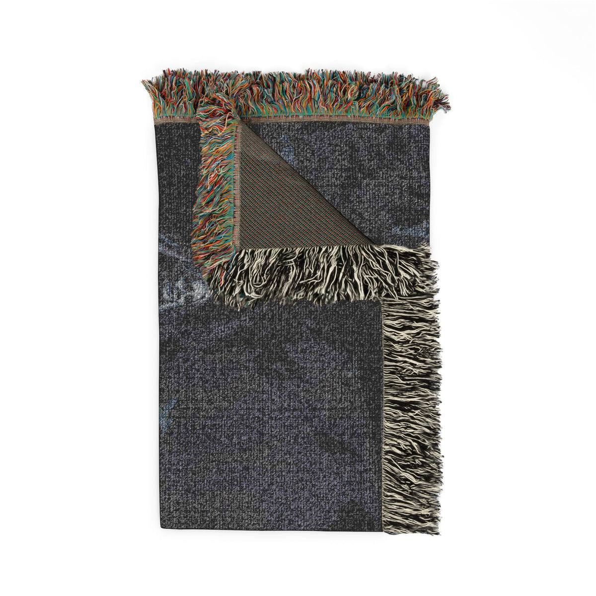 Woven Blanket — Gothic Lantern Nightscape Throw