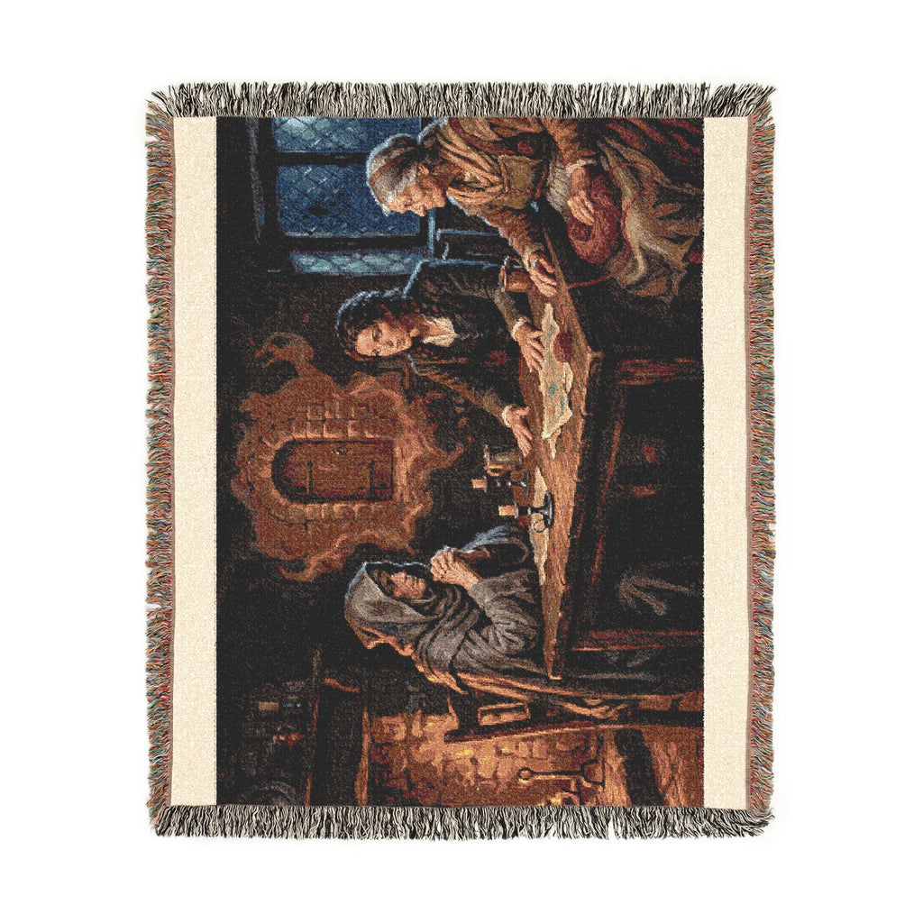 Woven Blanket - Vintage Tarot Card Readers Tapestry Throw