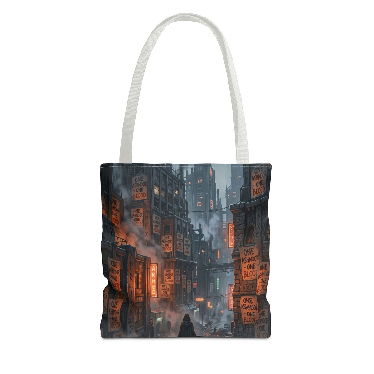 One Ashmoor One Blood Tote Bag - Dark Fantasy City Book Bag
