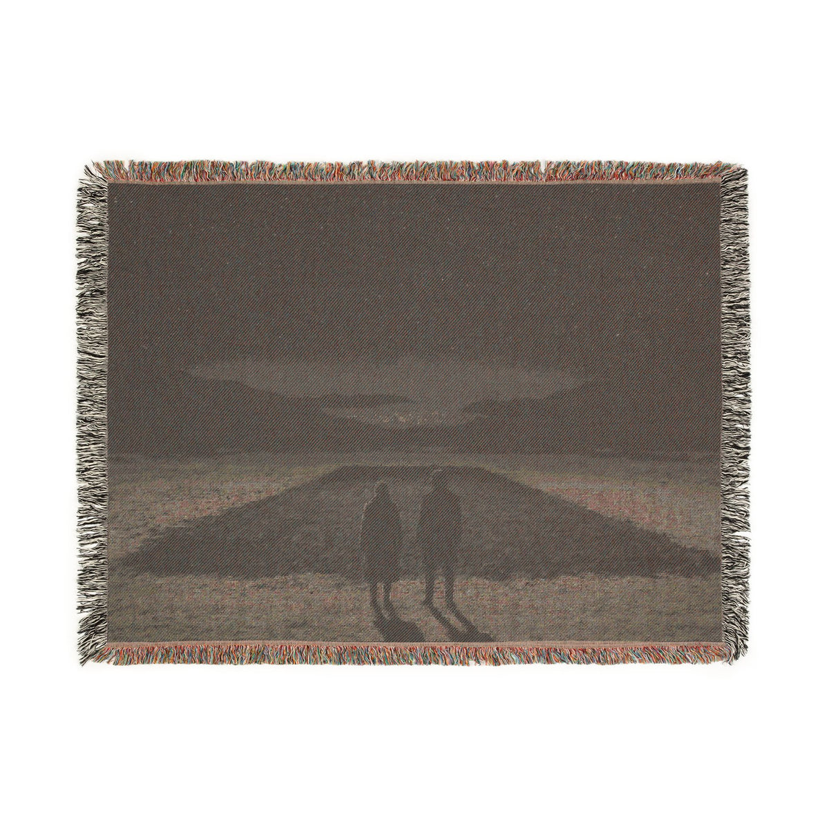Mass Grave Scene Woven Blanket