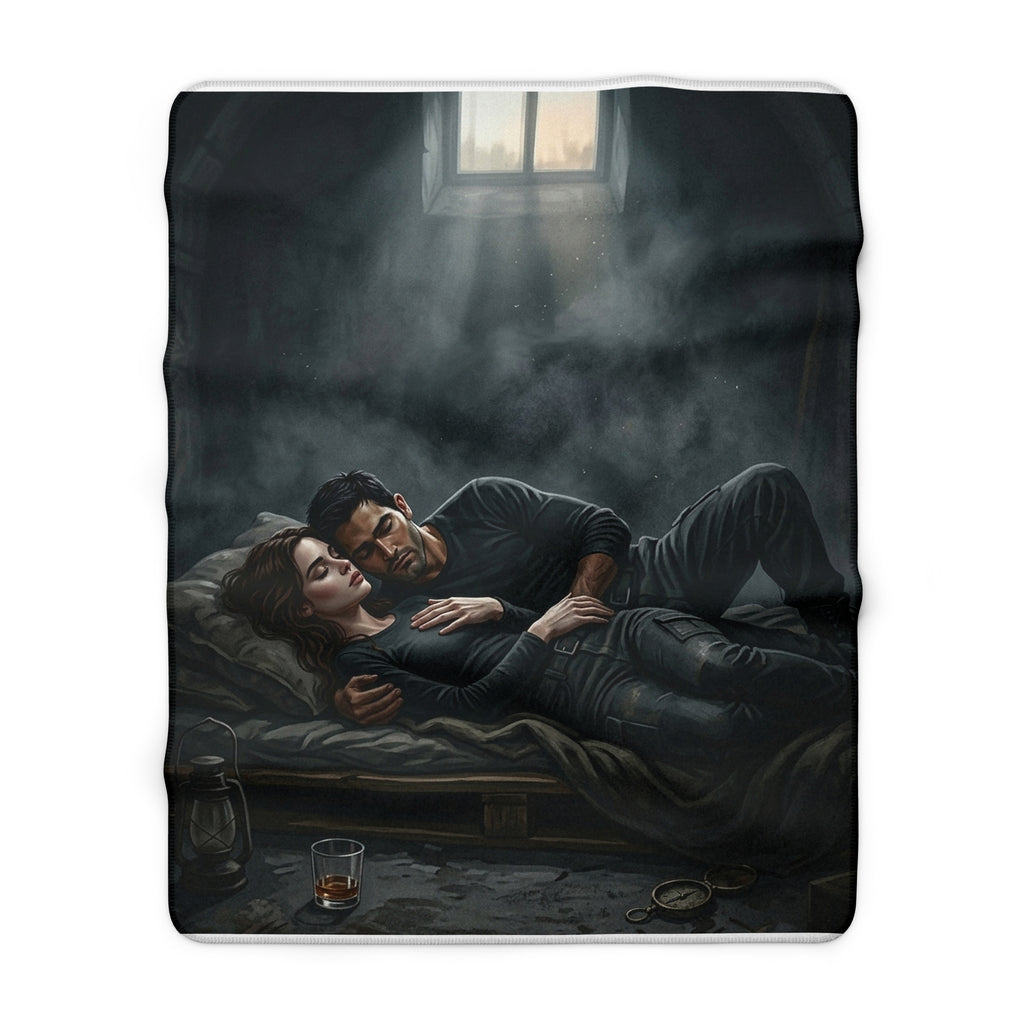The Quiet After Sherpa Fleece Blanket - Dark Romance Lovers Throw