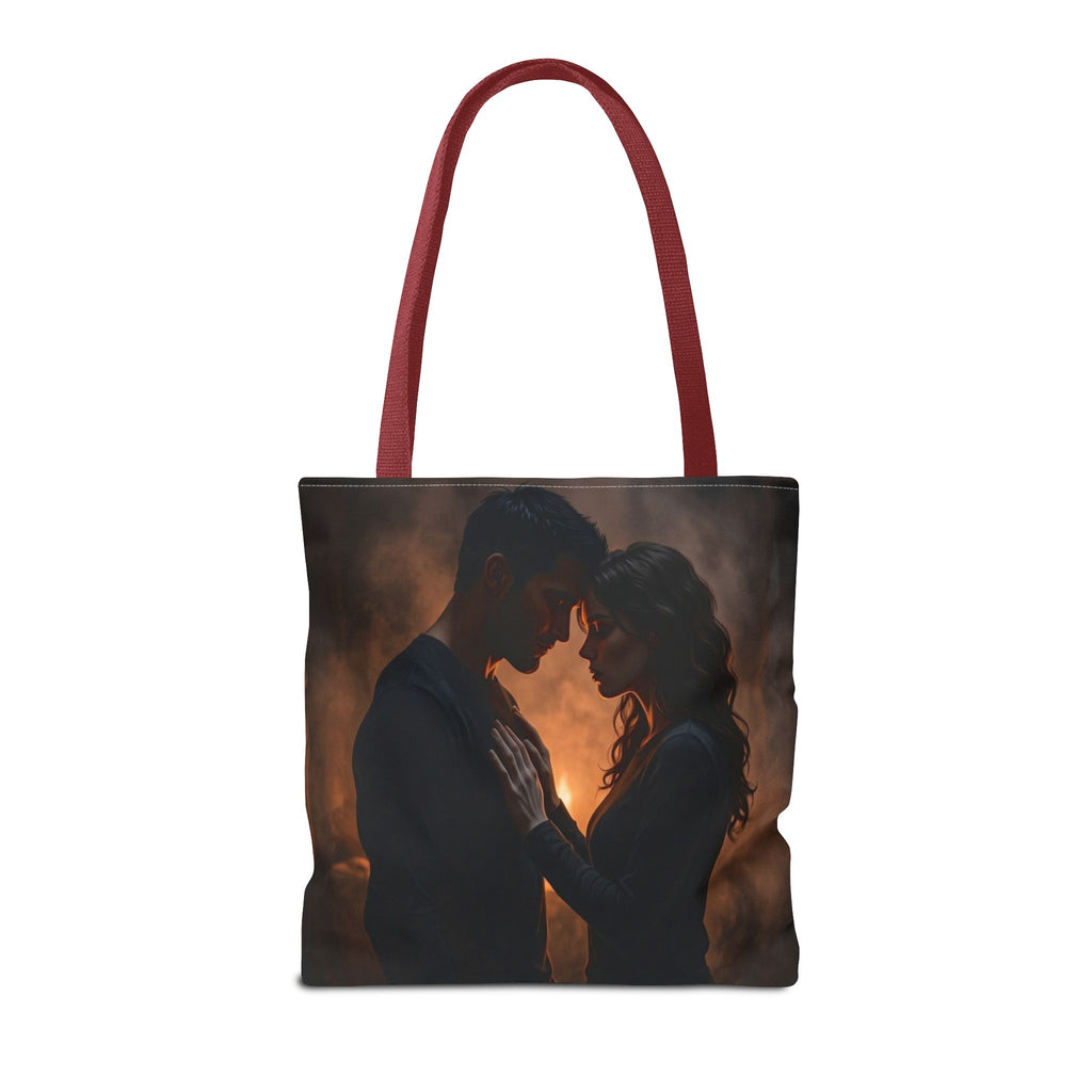 Two Shadows One Flame Tote Bag - Dark Romance Book Bag