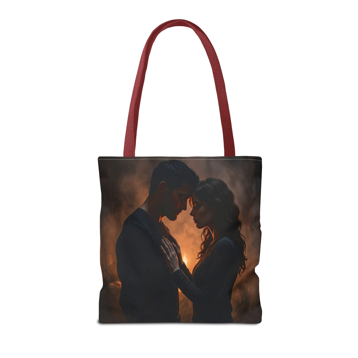 Two Shadows One Flame Tote Bag - Dark Romance Book Bag