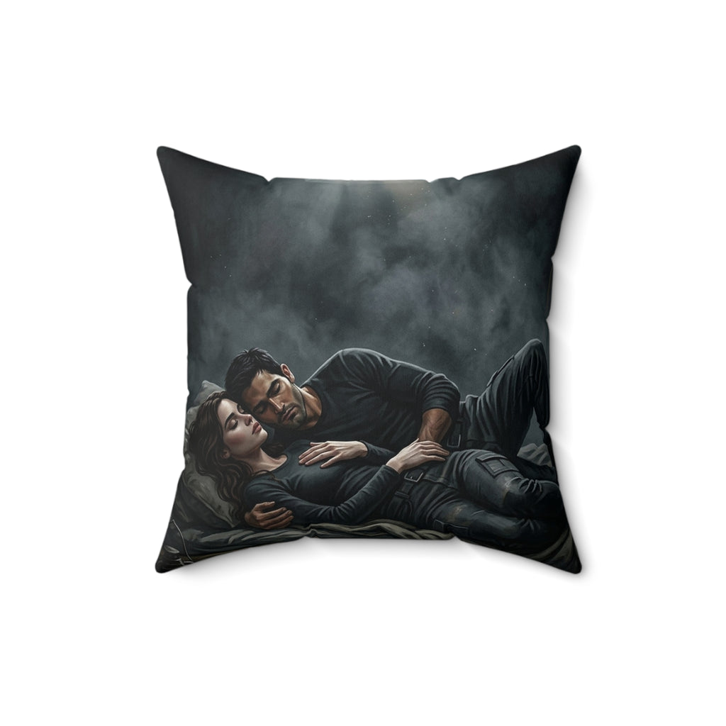 The Quiet After Throw Pillow - Dark Romance Lovers Accent Cushion