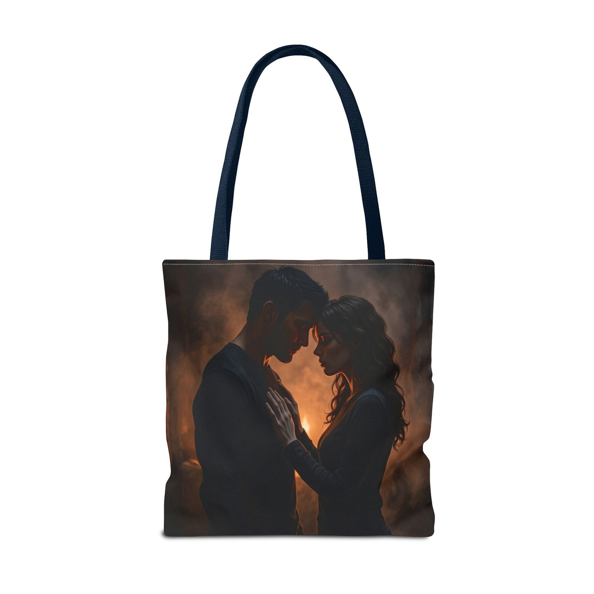 Two Shadows One Flame Tote Bag - Dark Romance Book Bag